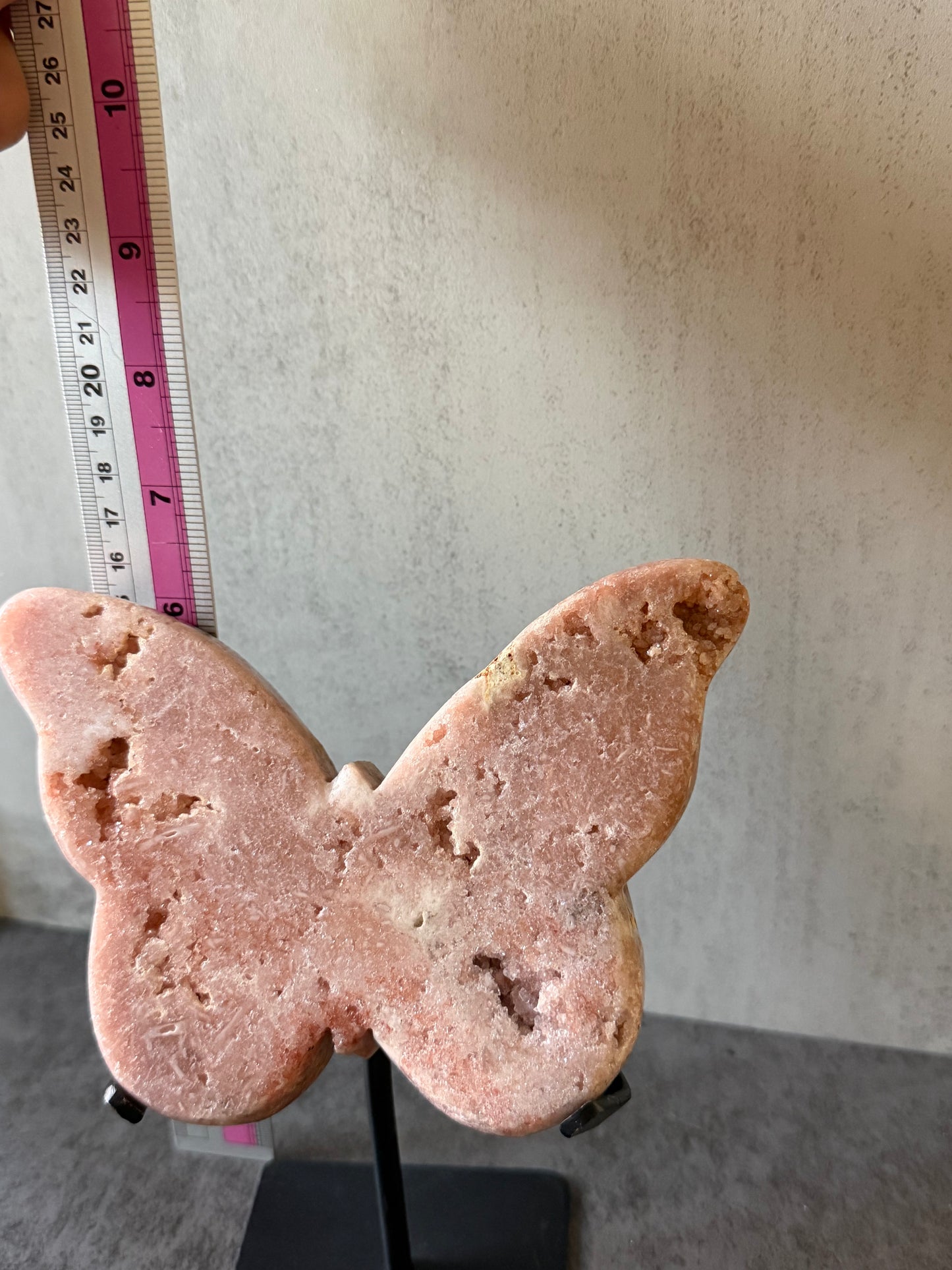 Pink Amethyst Butterfly