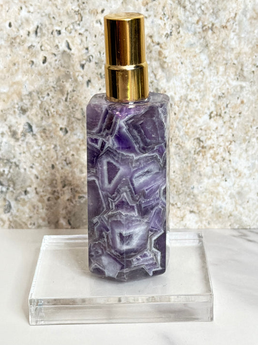 Chevron Amethyst Bottle