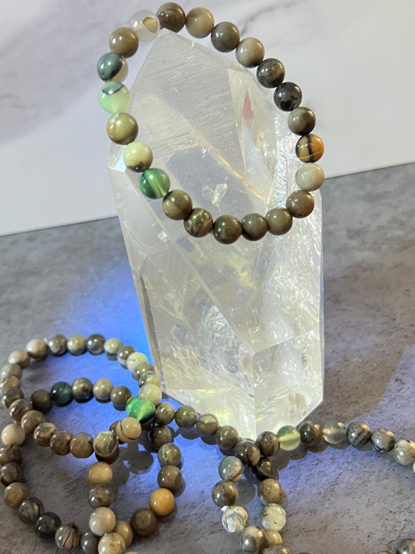 Volcano Agate Bracelet (8mm)