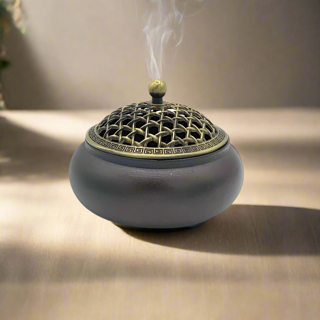 Charcoal Incense Burner, For Resins, Powders, & Loose Blends