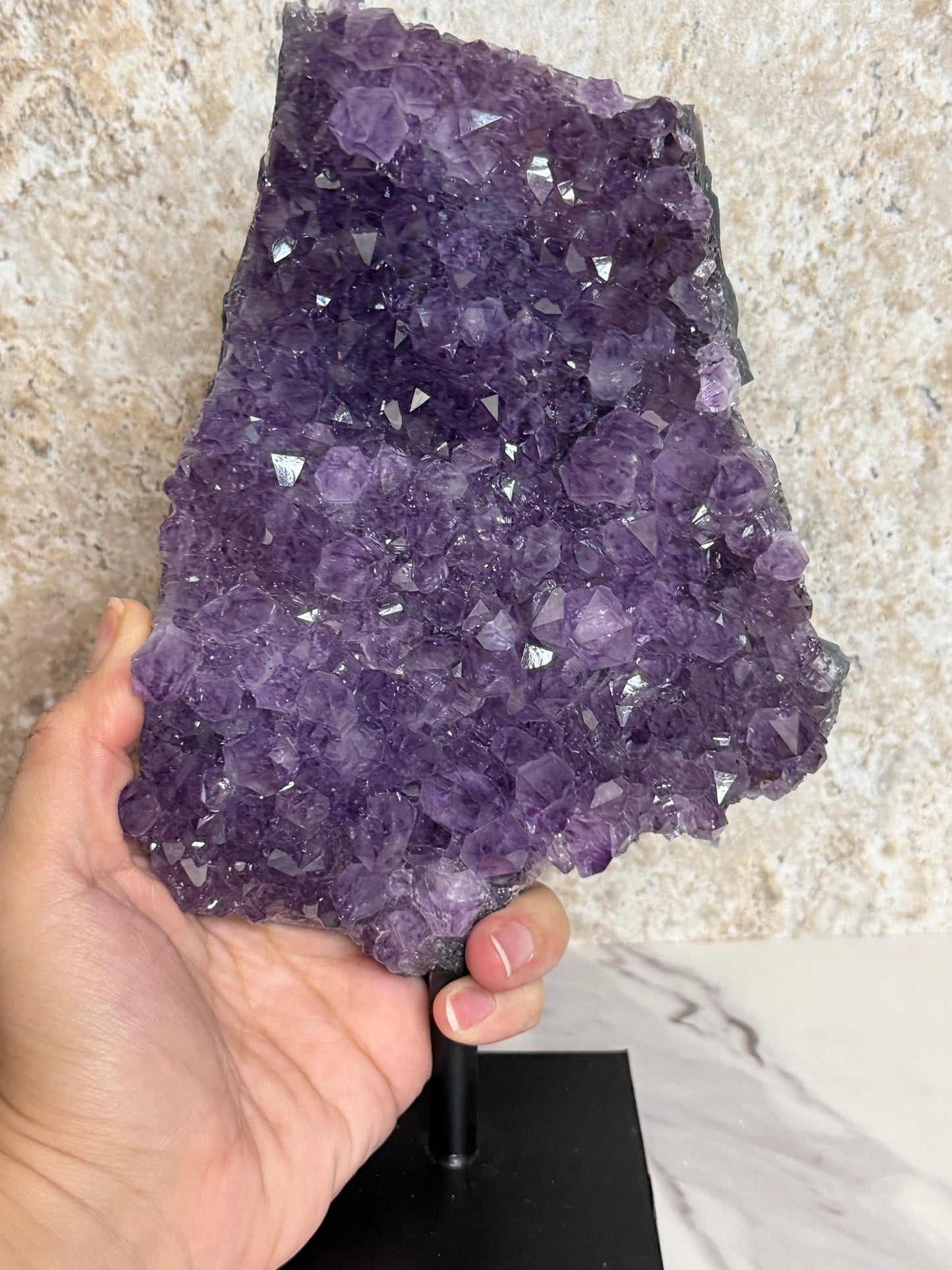 Uruguay Amethyst on Stand