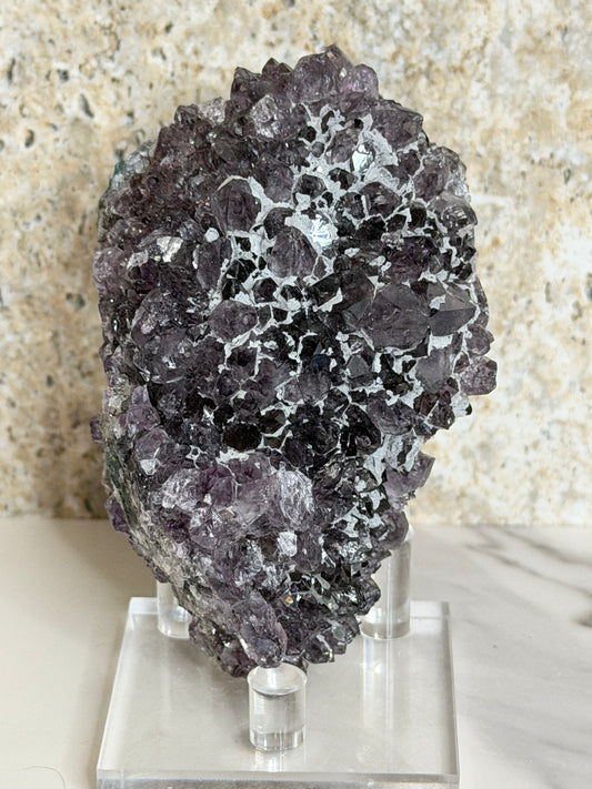 Amethyst w/ Calcite