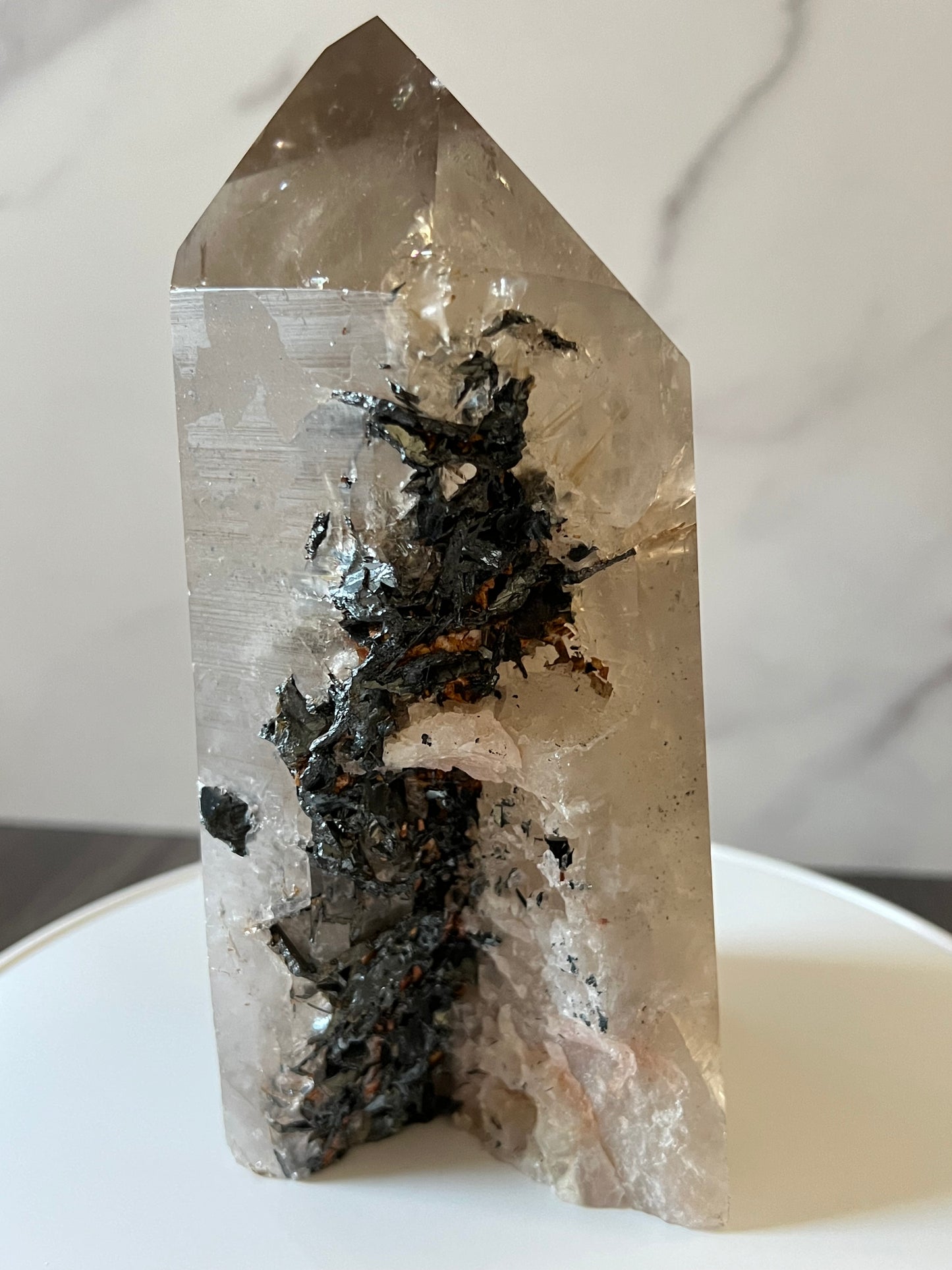 tower citrine rutile hematitie