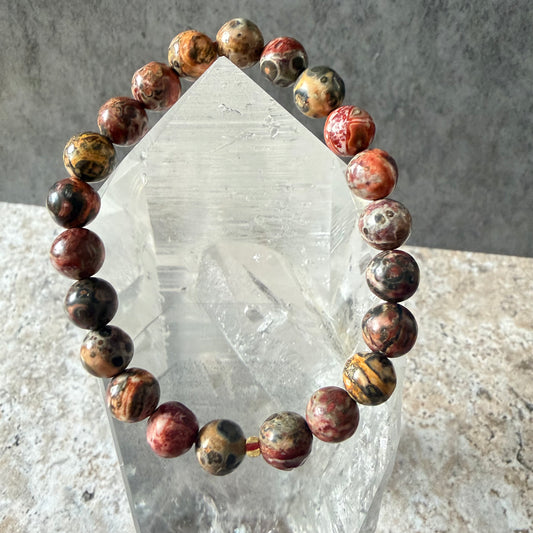 Leopard Stone 8mm | Cristal Oaks