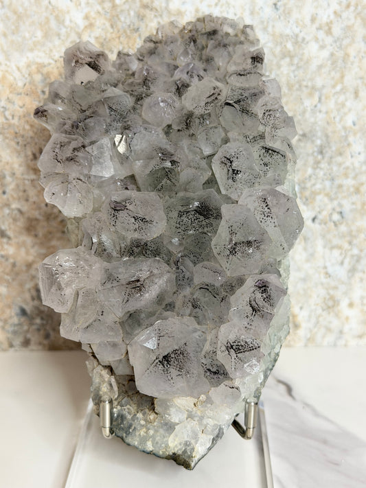Pale Amethyst w/ Hematite