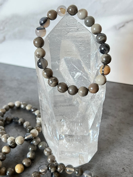 Volcano Agate Bracelet (8mm)
