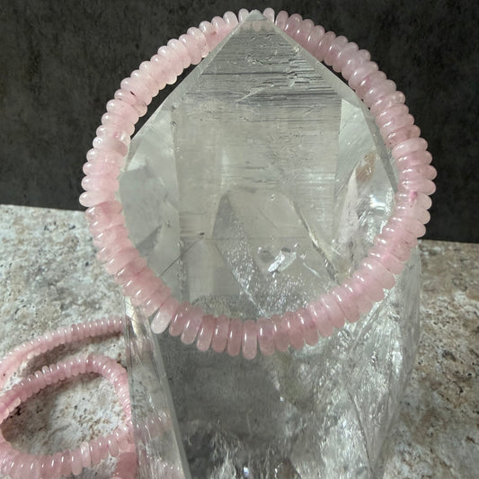 Rose Quartz Donut 7.5mm | Cristal Oaks