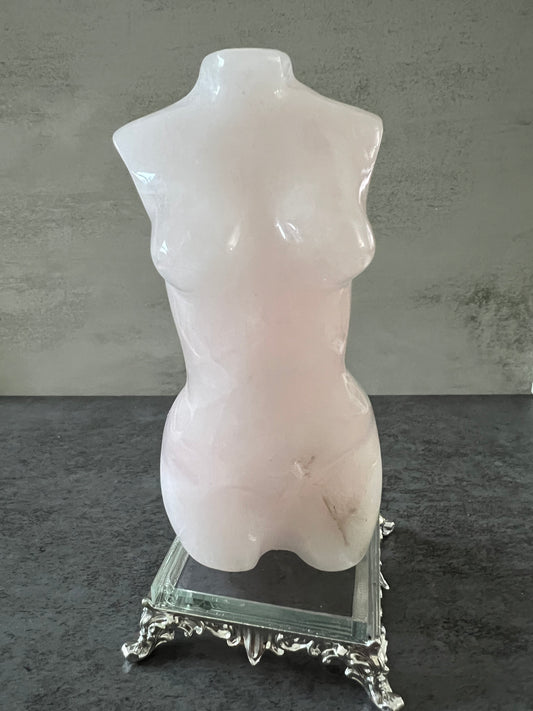 Soft Pink Rose Quartz Goddess