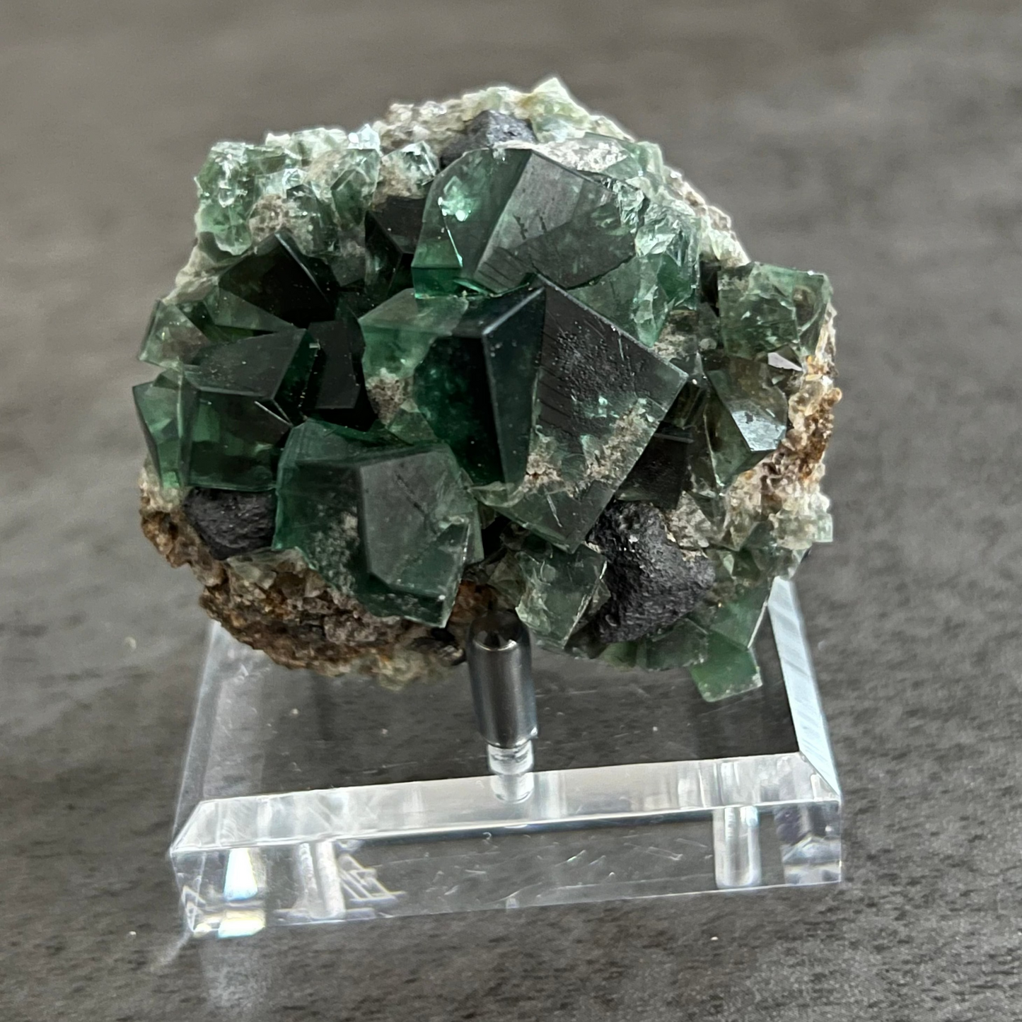 Fluorite w/ Galena (b)