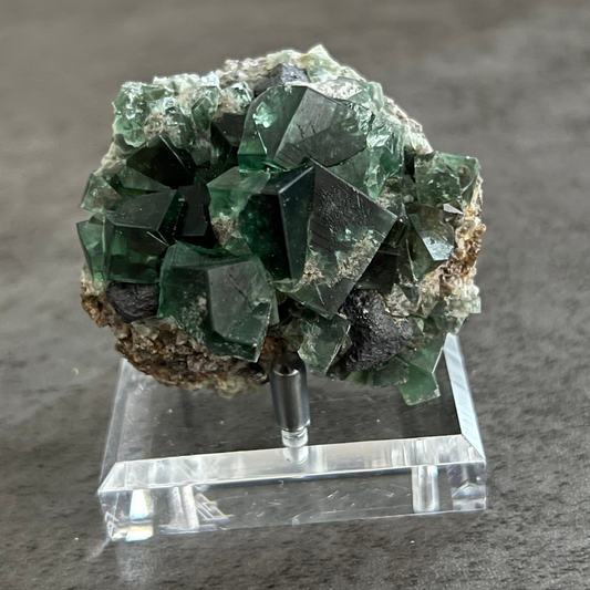 Fluorite w/ Galena (b)