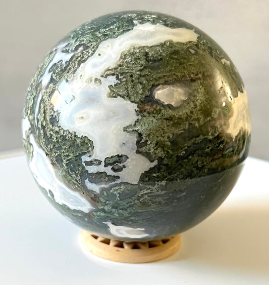 Moss Agate Sphere