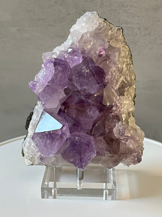Triangle Amethyst Cluster