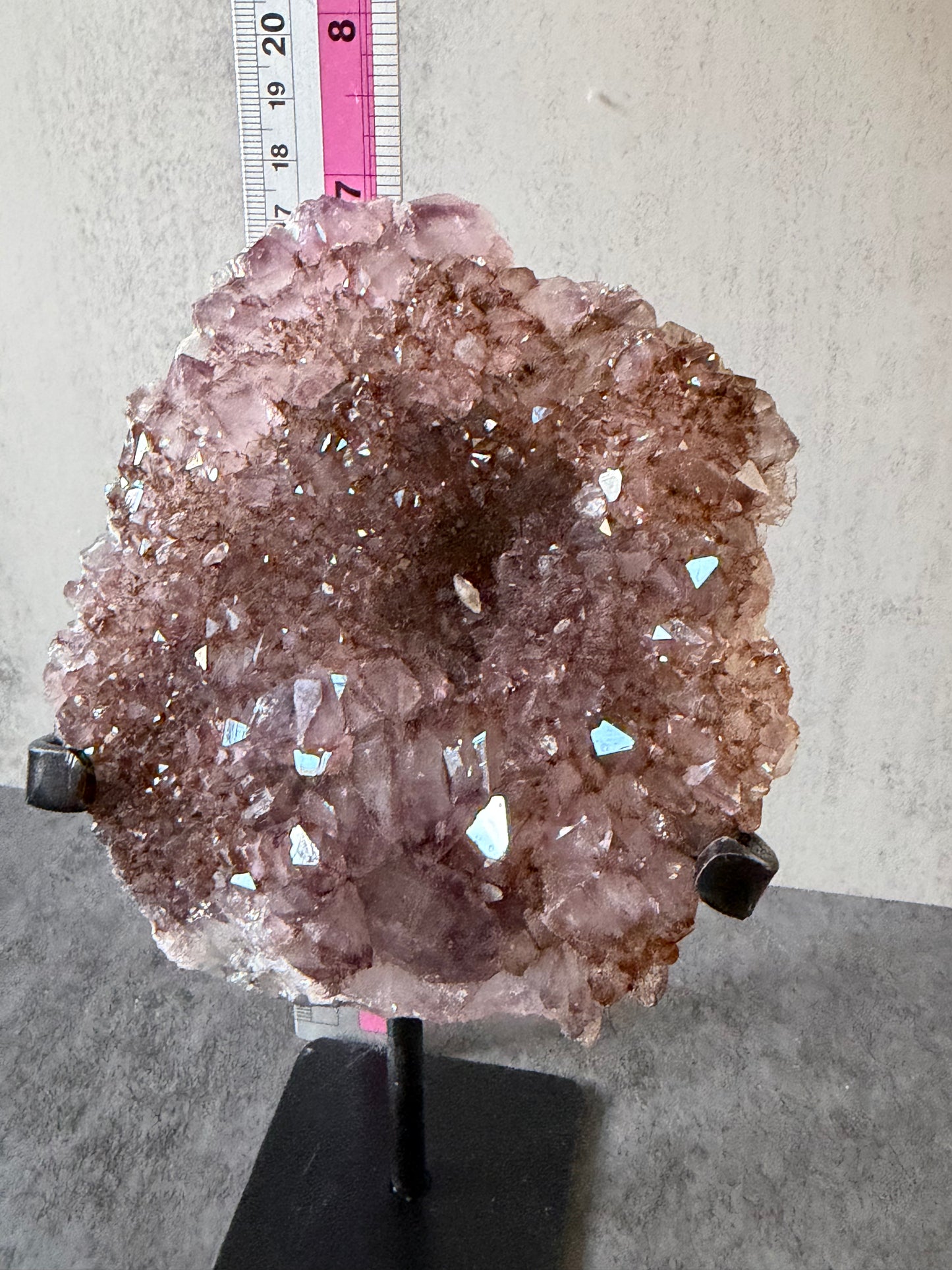 Mauve Amethyst on Stand