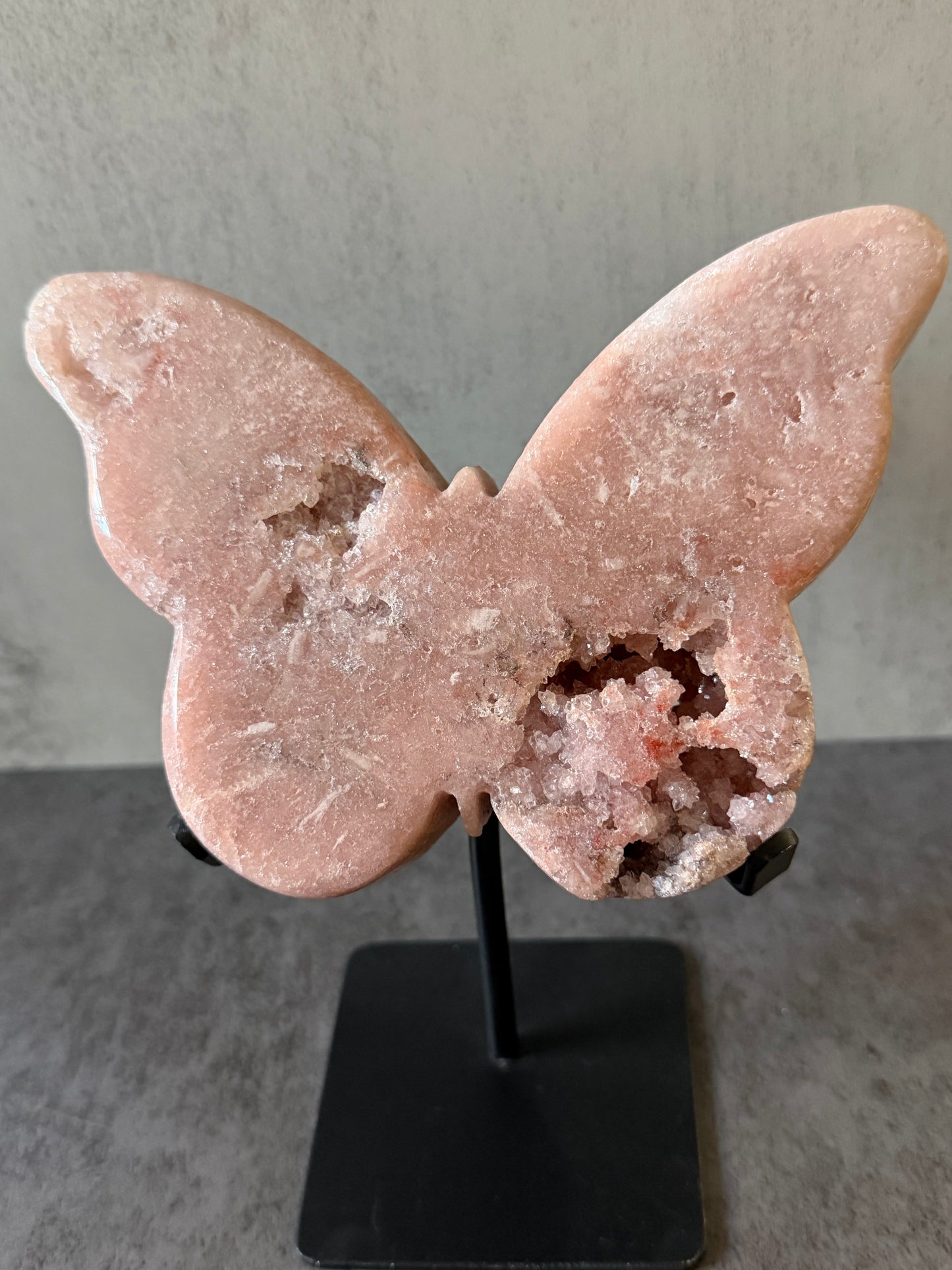Pink Amethyst Butterfly