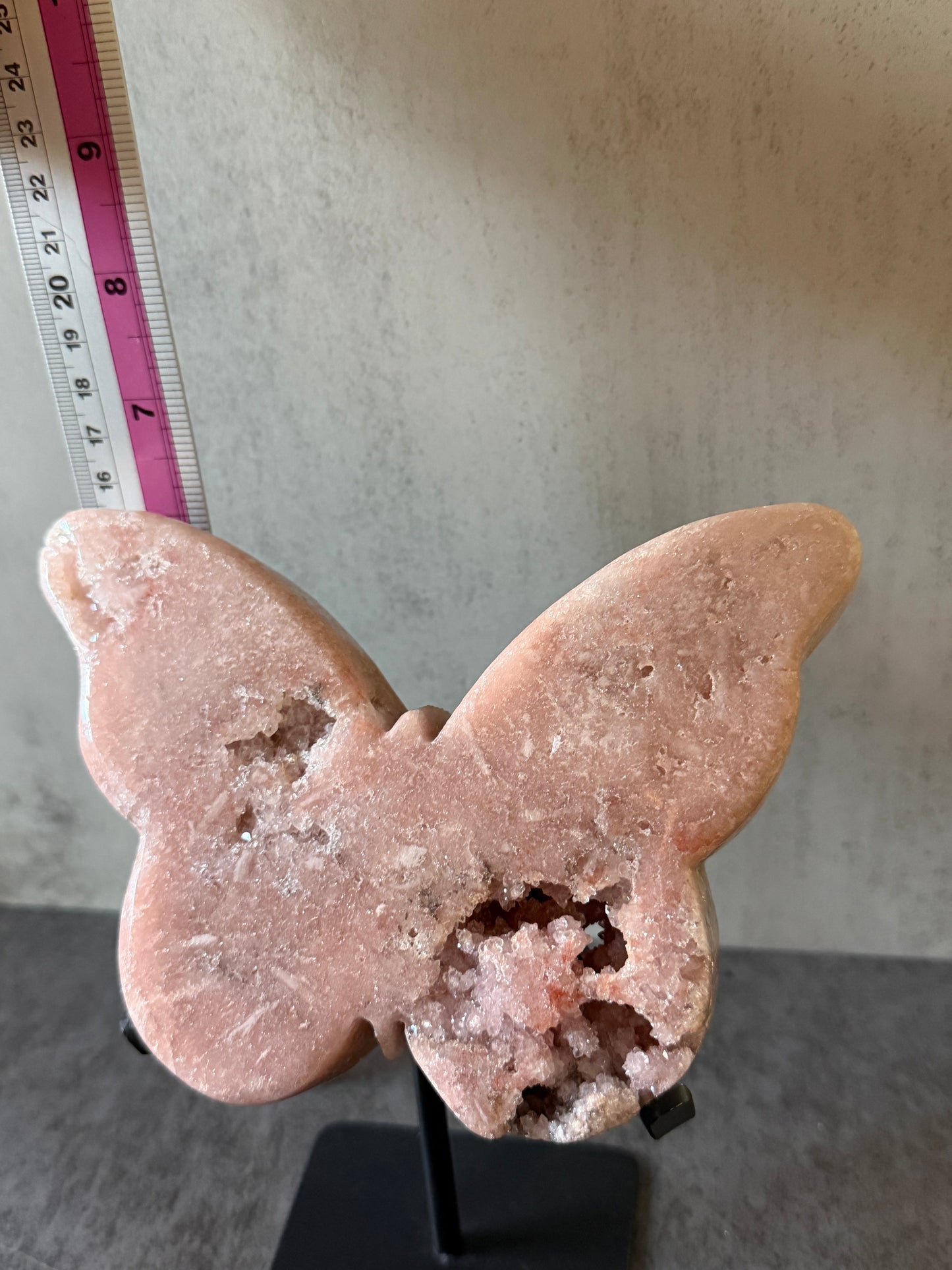 Pink Amethyst Butterfly