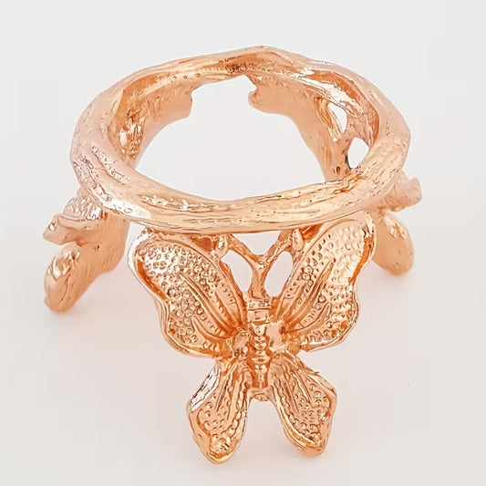 Butterfly Sphere Stand (Rose Gold)