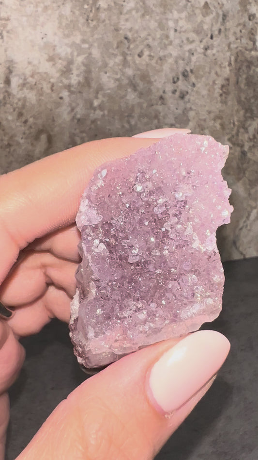 Lavender Rainbow Amethyst