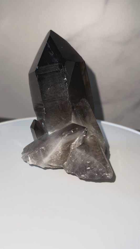 Smokey Quartz Cluster Point (a)