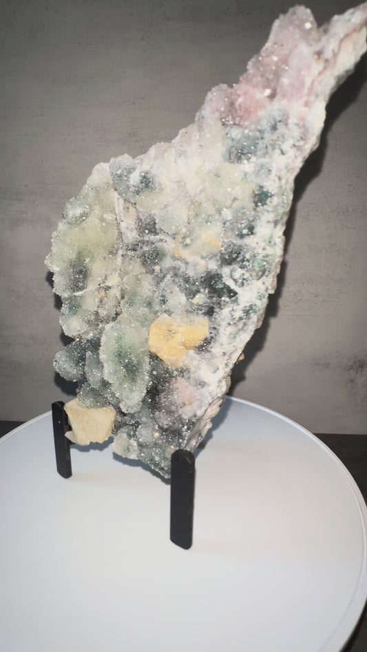 Flower Amethyst on Stand