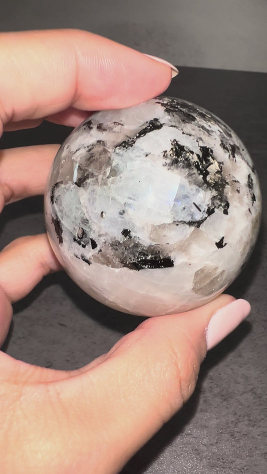 Rainbow Moonstone Sphere
