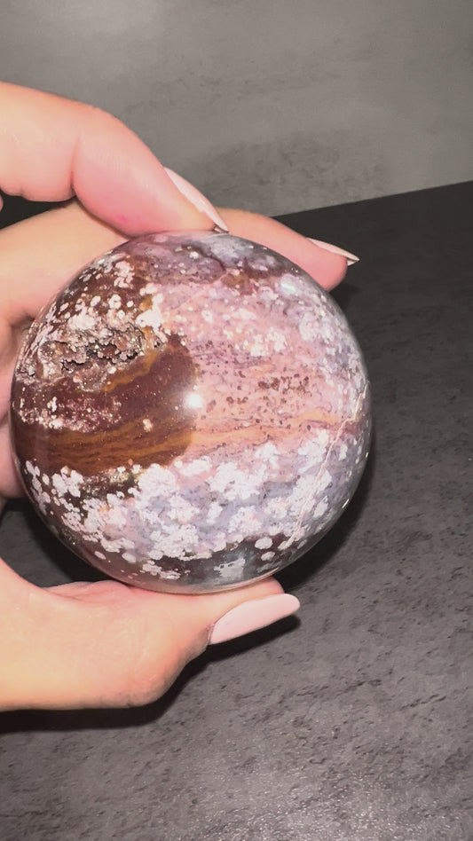 Brown Speckled Cosmic Jasper