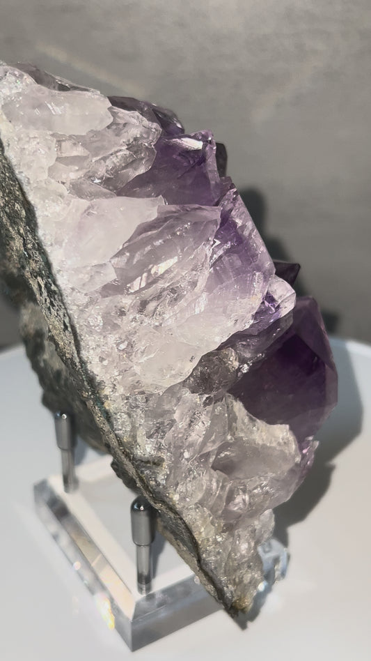 Triangle Amethyst Cluster