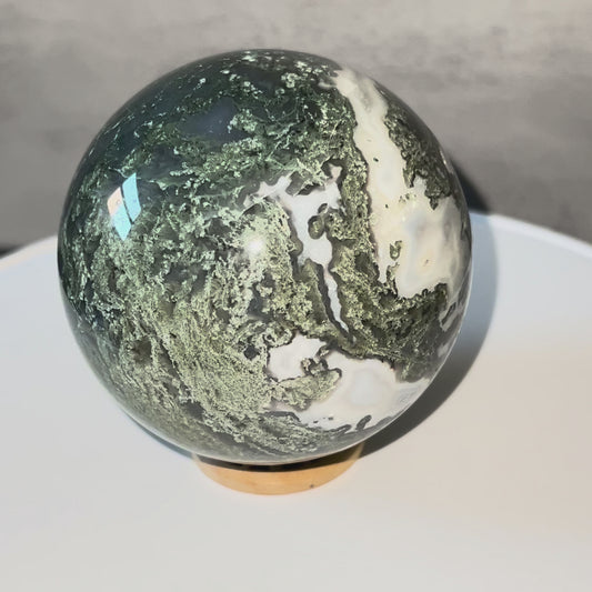 Moss Agate Sphere