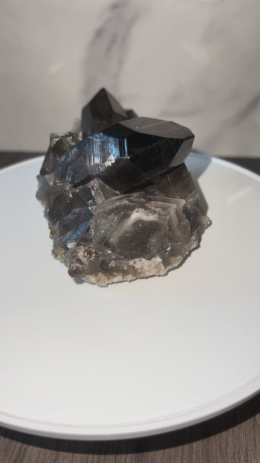 Smokey Quartz Cluster (b)