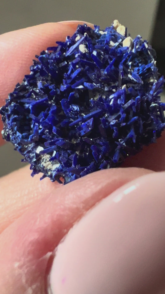 Azurite Needle Cluster