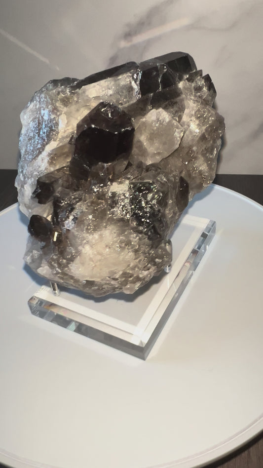Smokey Quartz Cluster (c)